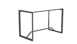 TABLE HAUTE AVEC REPOSE-PIEDS CENTRAL STAR L 1200