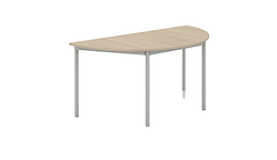 TABLE DEMI-LUNE CADI L 1200xP 600