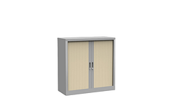 ARMOIRE BASSE A RIDEAUX METALICA L 1000xH1000